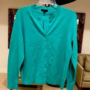 J Crew long sleeve green sweater